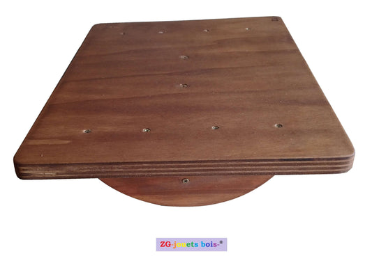 Planche d'équilibre, concentration, musculation, rééducation périnée, fabrication artisanale française par ZG-jouetsbois-