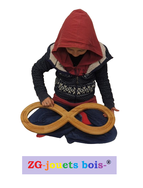 lemniscate artisanal massif huit couché méditation infini détente yoga fabrication française