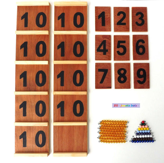 table seguin montessori 1 avec perles orange