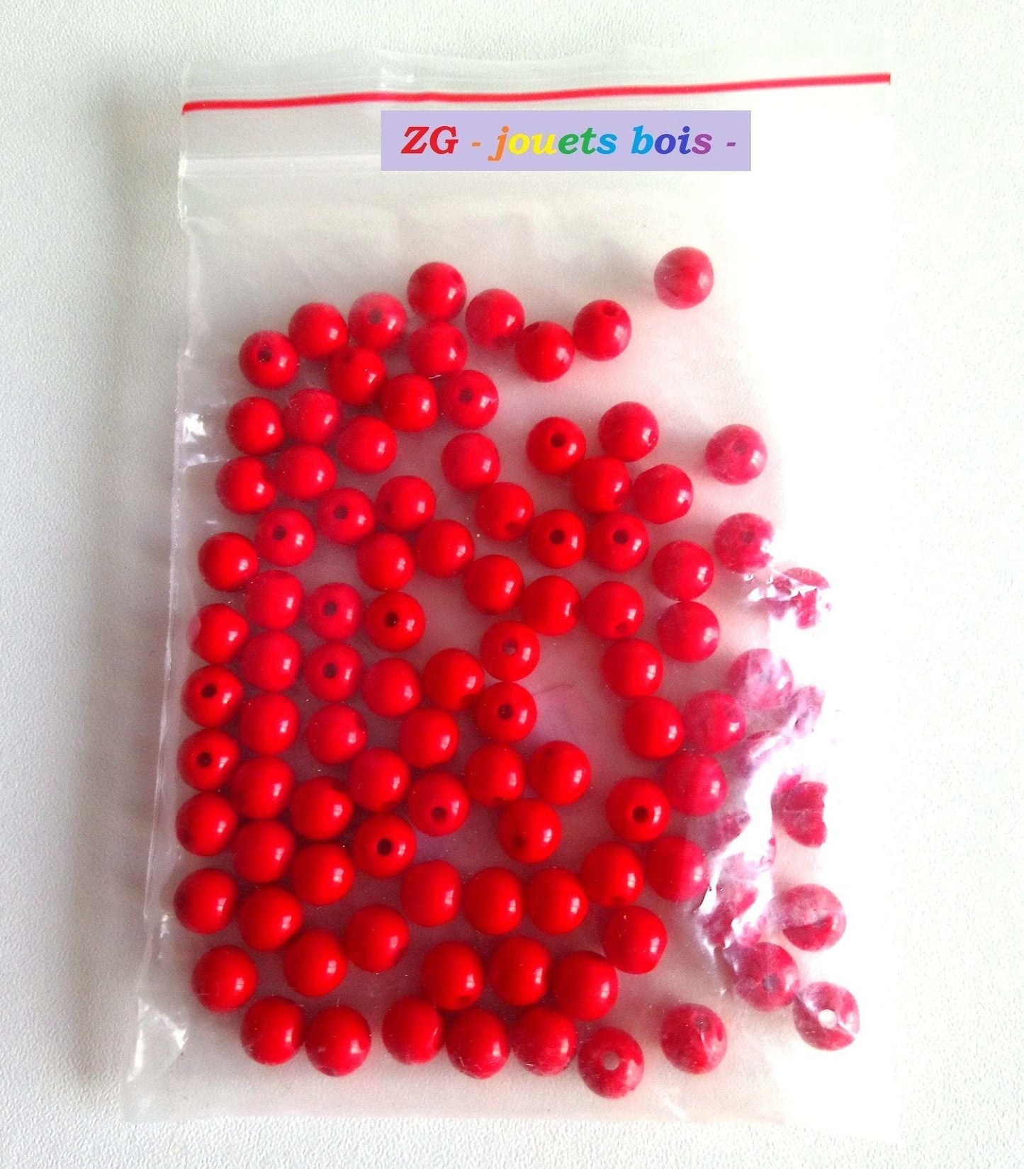 LOT 100 perles Montessori, couleur au choix