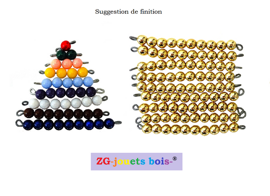 perles seules pour table de seguin 1 doré