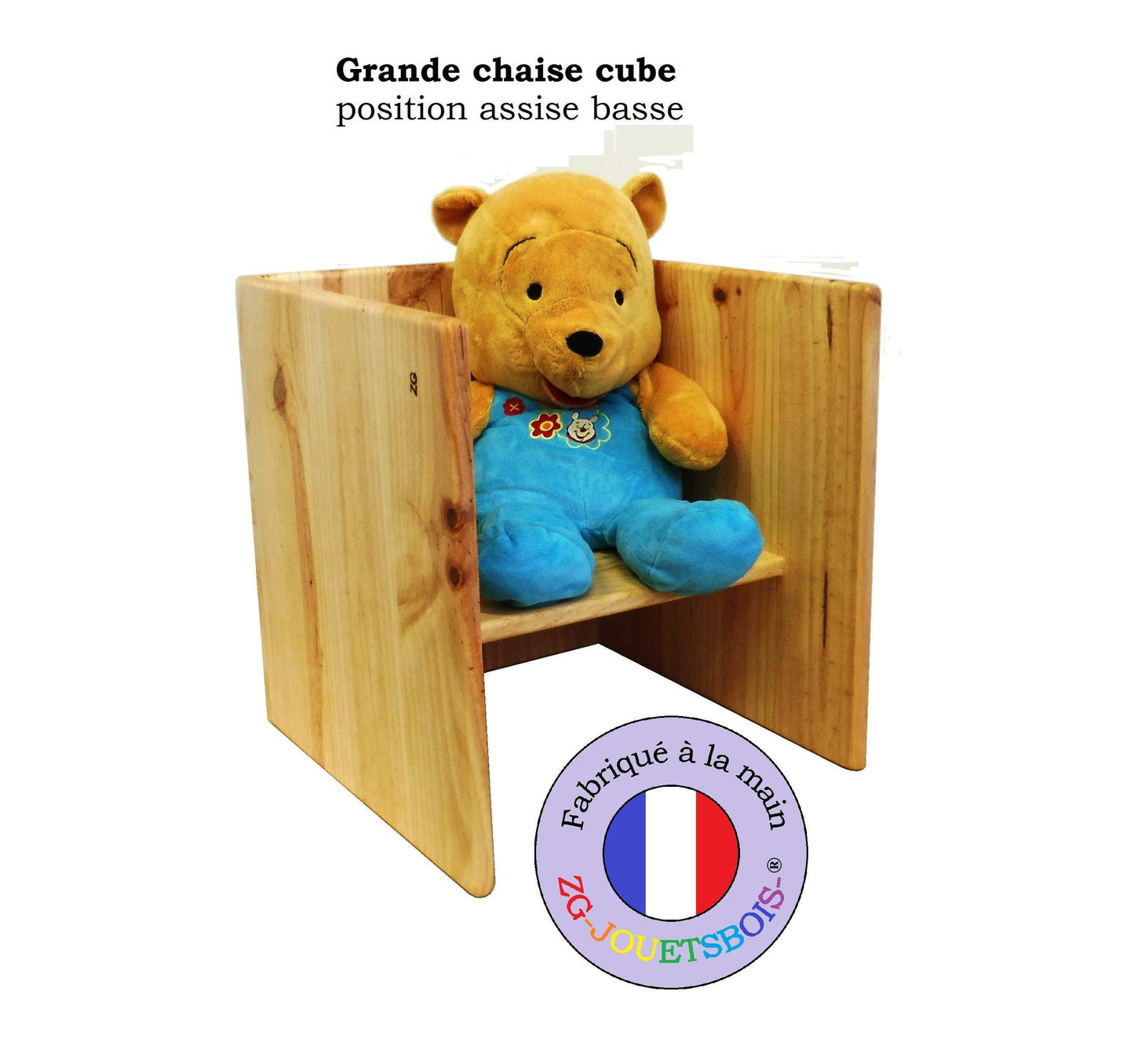 Table cube Montessori ou Grande chaise cube