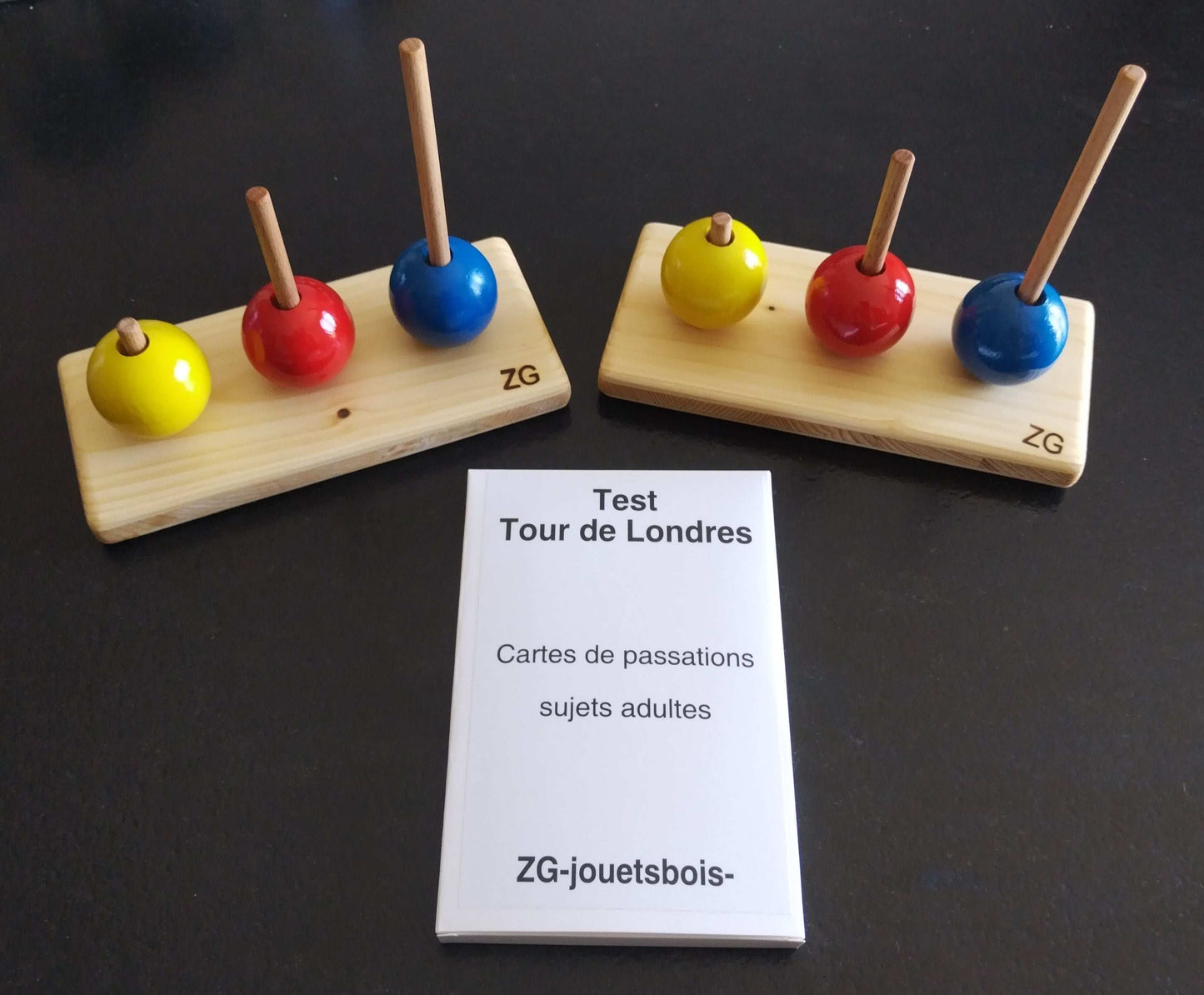 2 tours de londres boule jaune et cartes de passation adultes