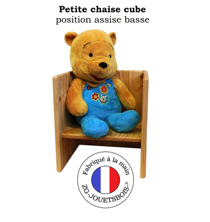 assise haute chaise cube montessori evolutive artisanale