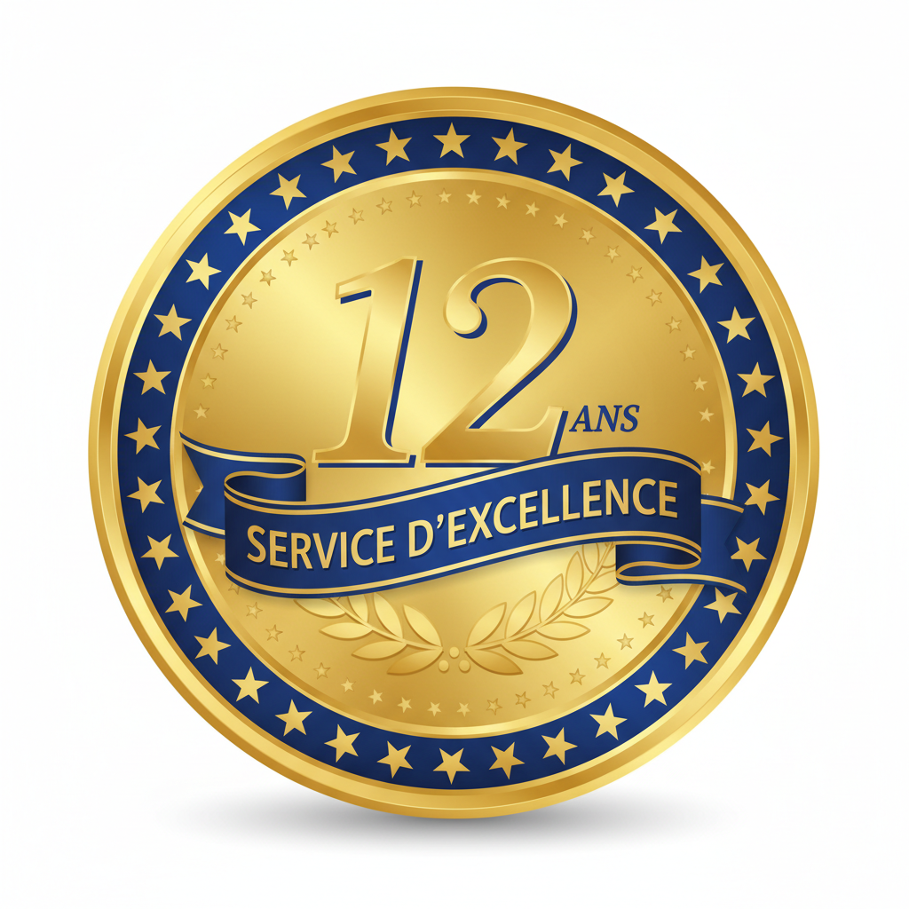 Badge 12 ans français