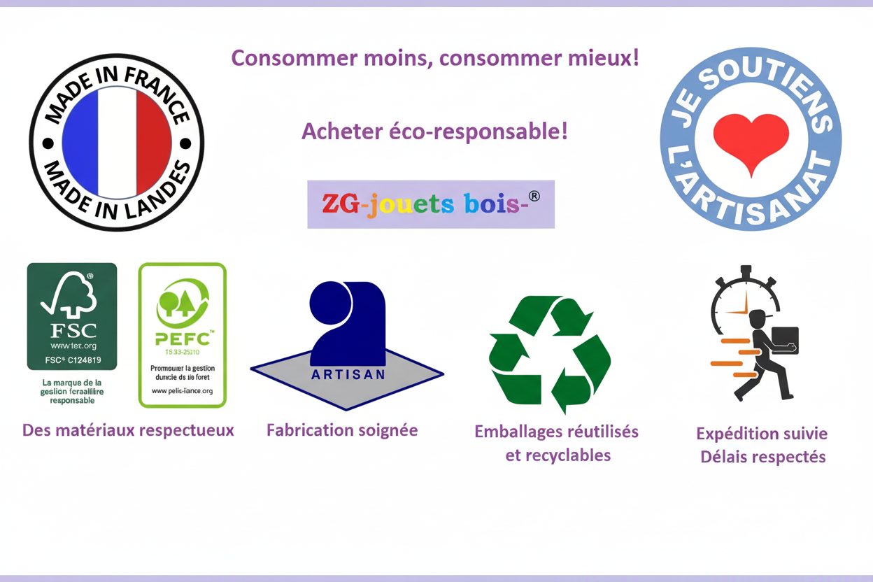 Bannière valeurs éco-responsables améliorée