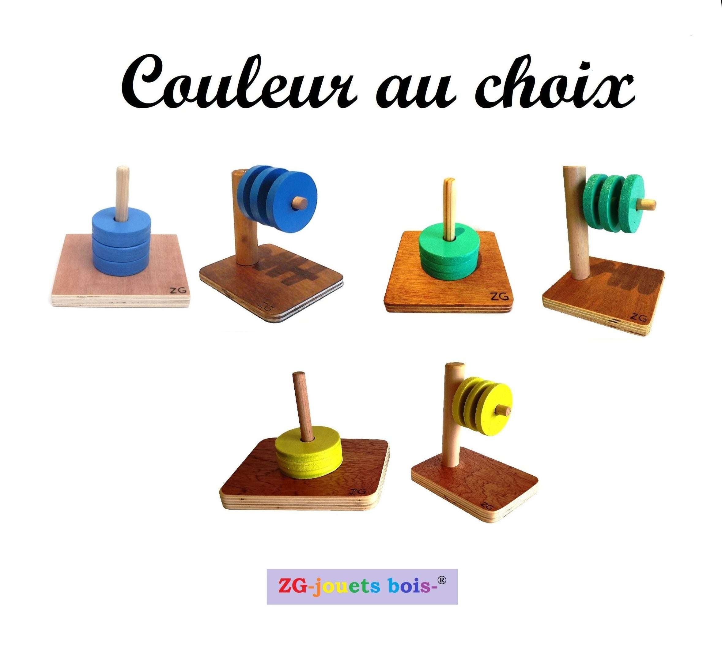 LOT 2 Sets of Montessori puck inserts (same diameter) – ZG-jouetsbois-