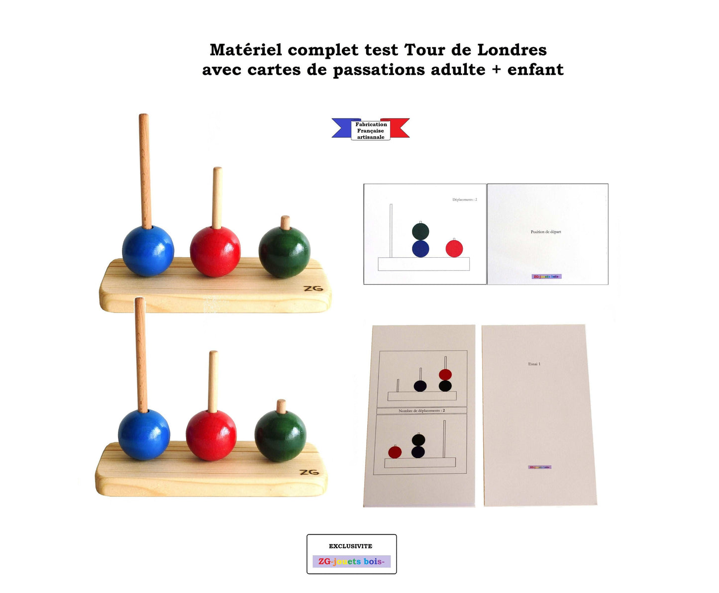 lot complet test shallice tour de londres boule verte ZG