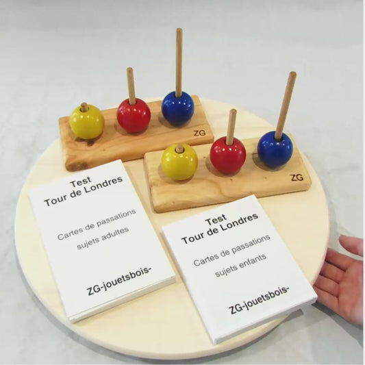 video du matériel complet test tour londres adulte et enfant boule jaune