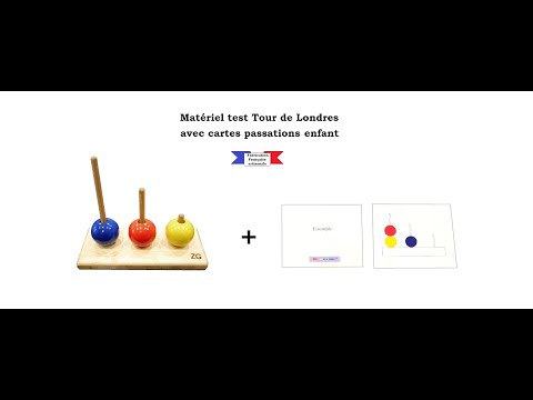 Test Tour de Londres Shallice Enfant Boule Jaune - Matériel Neuropsychologie