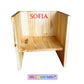 Pequeña silla de cubo Montessori