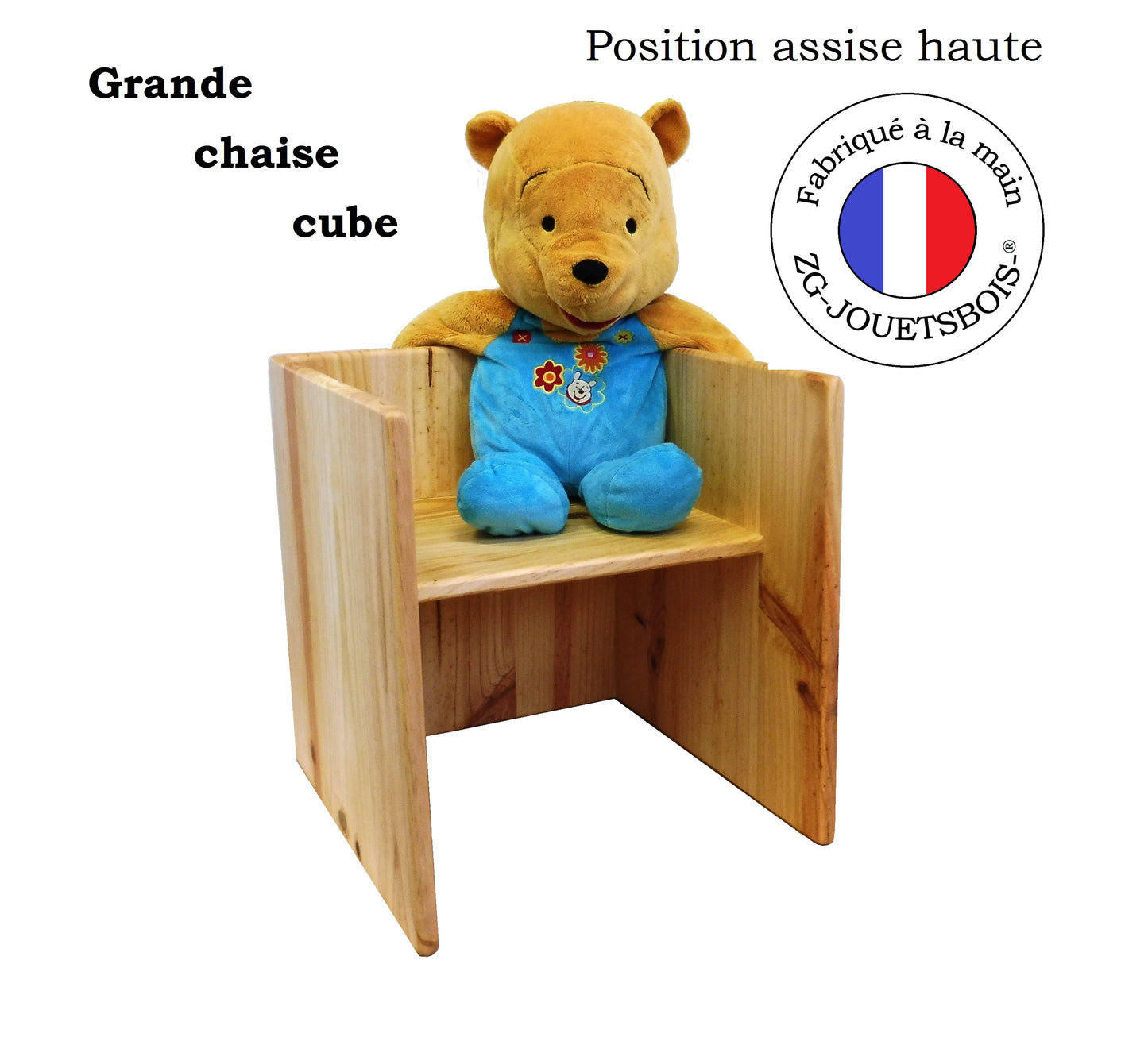 Montessori cube table or Large cube chair
