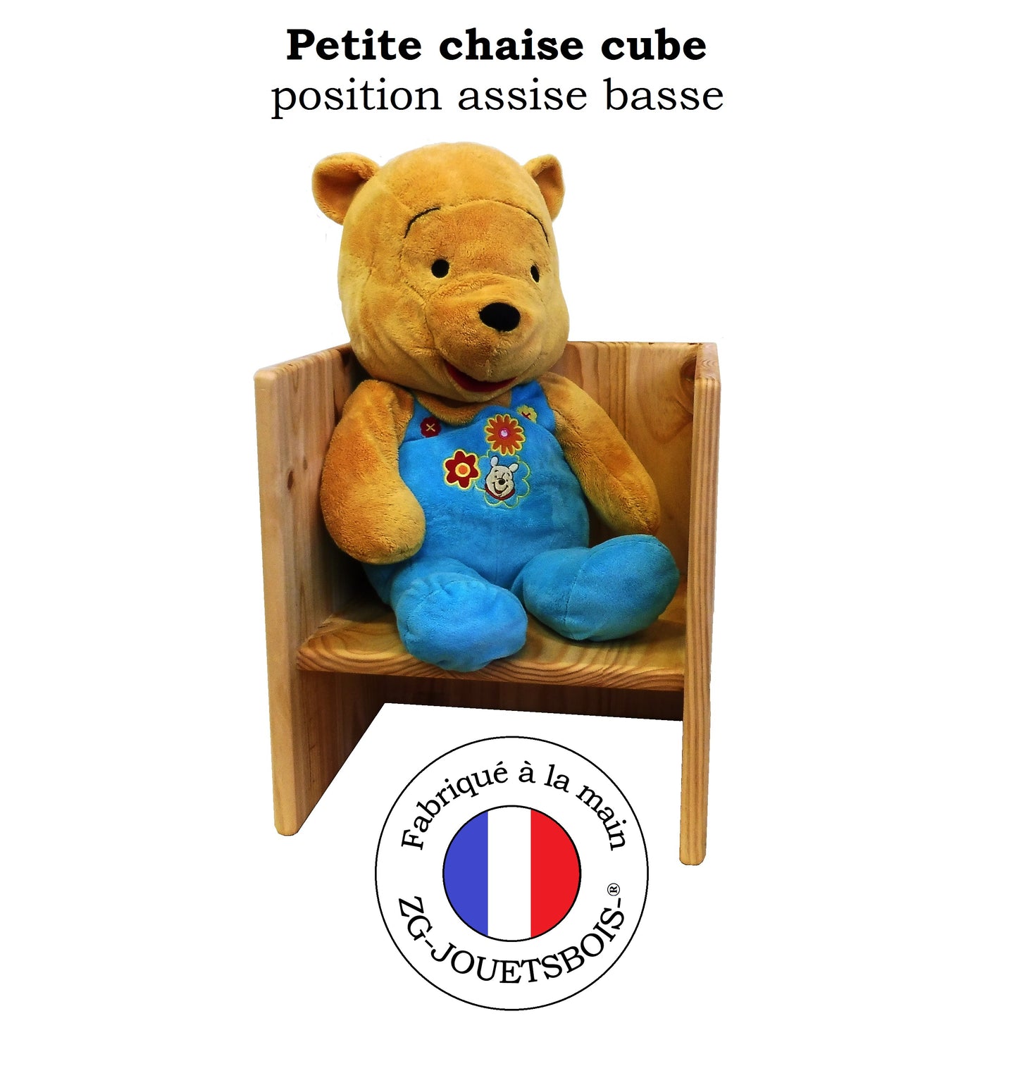 Pequeña silla de cubo Montessori