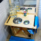 Complete set Montessori washing table + 2 unbreakable mirrors