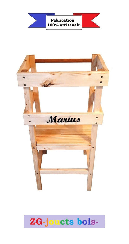 tour observation montessori artisanale avec prénom