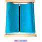 cadre habillage montessori zip separable fermeture eclair tissu 100% coton turquoise ZG