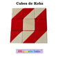 9 cubes en bois bicolore, test de kohs, landes, artisan, zg-jouetsbois-