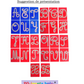 tablettes pour fabrication de lettres rugueuses montessori cursives majuscules voyelles bleues consonnes rouges réalisation ZG-jouetsbois-